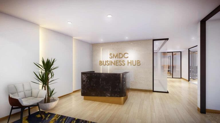 Gold Towers Business Hub Reception Area