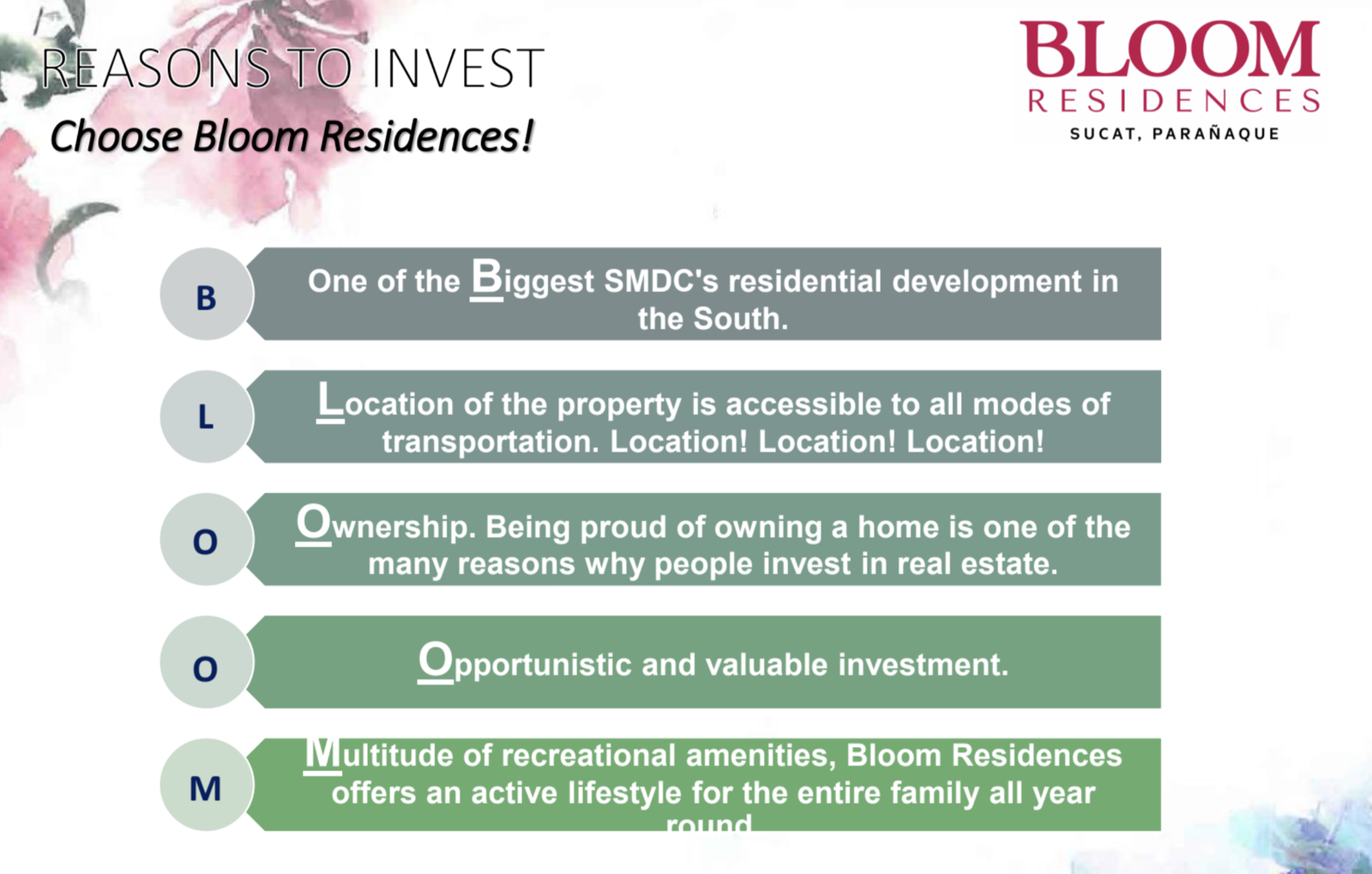 Inquire SMDC | Bloom Residences